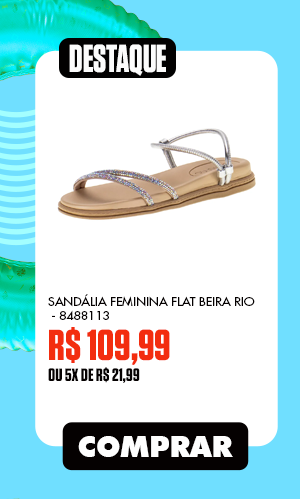 Sandlia Feminina Flat Beira Rio